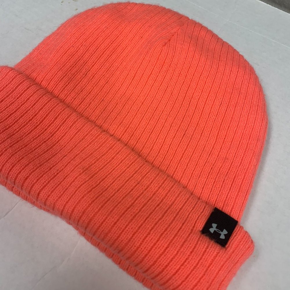 Under Armour Neon Pink Cold gear beanie